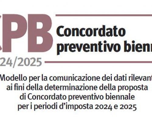 CONCORDARE CON IL FISCO L’IMPORTO DELLA TASSAZIONE DEL BIENNIO 2024-2025 INDIPENDENTEMENTE DAL FATTURATO